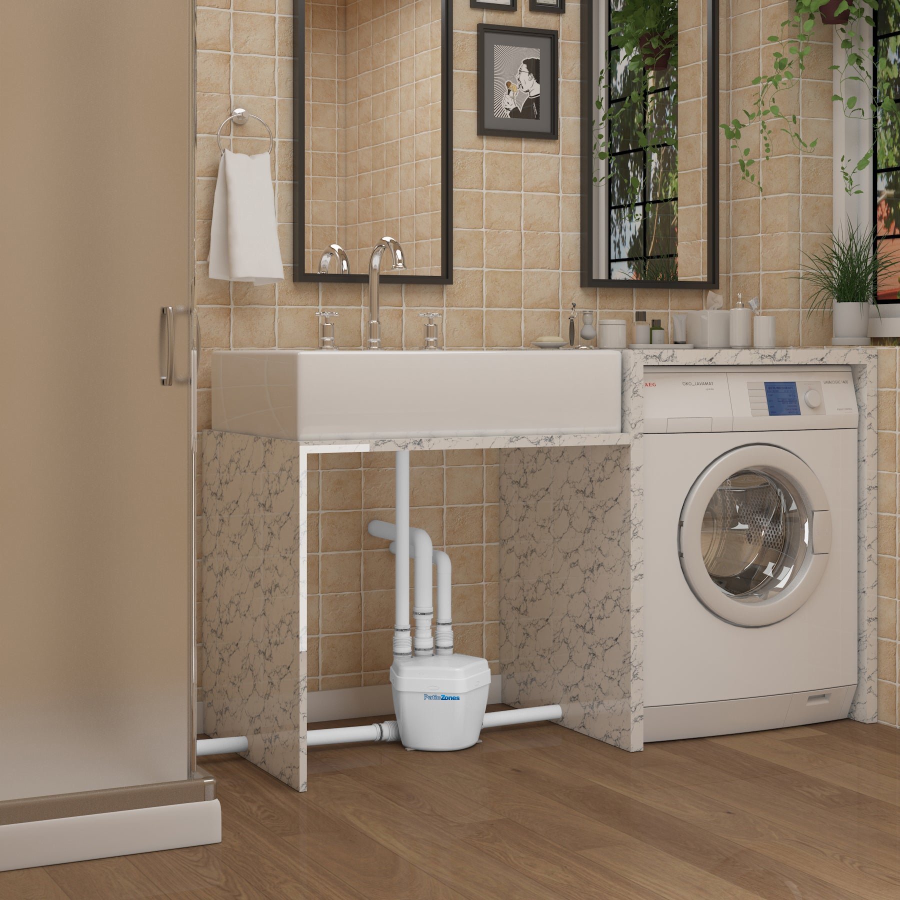 Compact Residential Drain Pump for Efficient Waste Water Removal